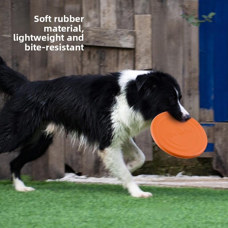 Flying Disc Dog Training Toy - Disco Volador Suave para Perros, Frisbee