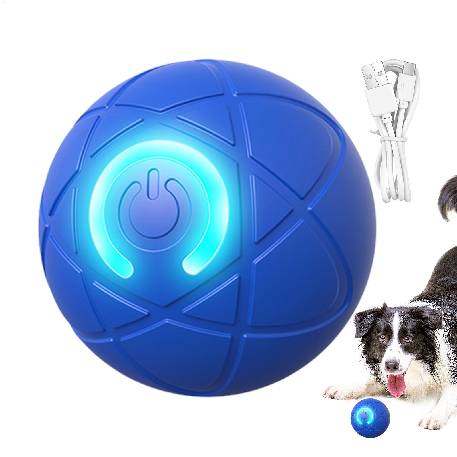 Automatic Moving Dog Ball - Juguetes Interactivos Inteligentes para Perros Mordedores