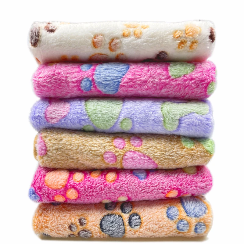 Pet Beds - Franela gruesa para mascotas, almohadilla de