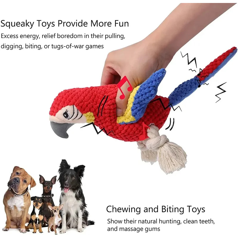 Indestructible Dog Chew Toy - Juguete de Peluche Indestructible para Perros,