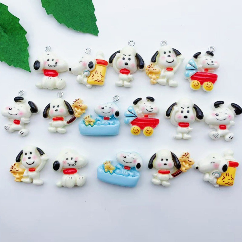 Dog Toys - 12 colgantes de resina con forma
