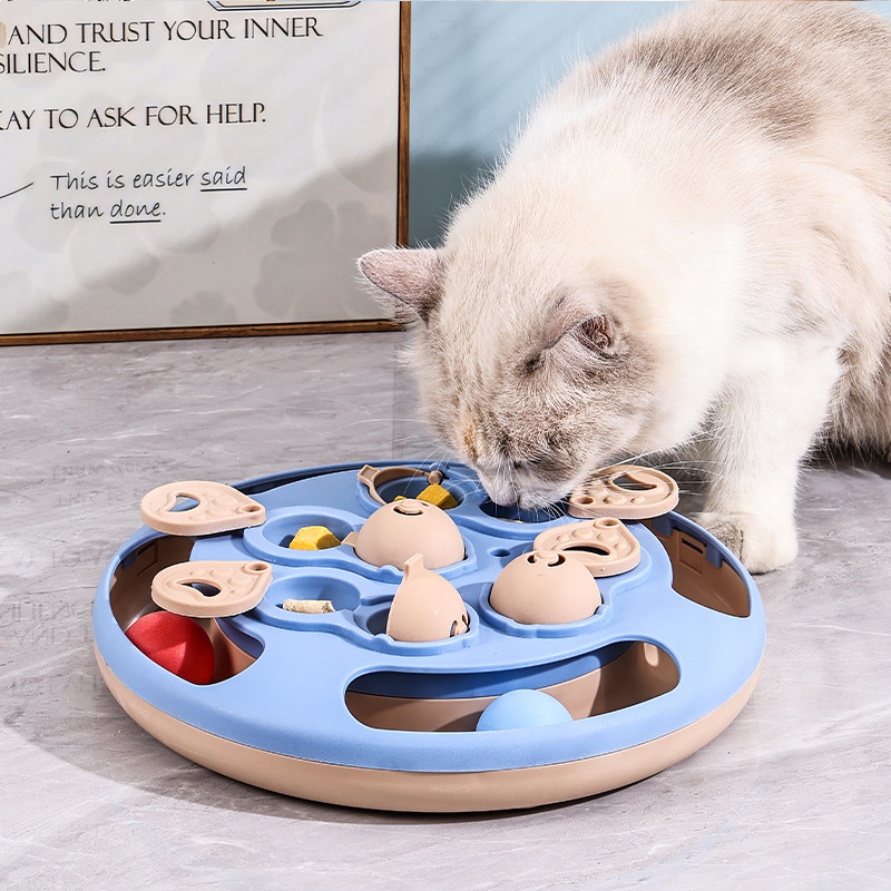 Dog Puzzle Feeder Toy - Juguete rompecabezas para perros con dispensador