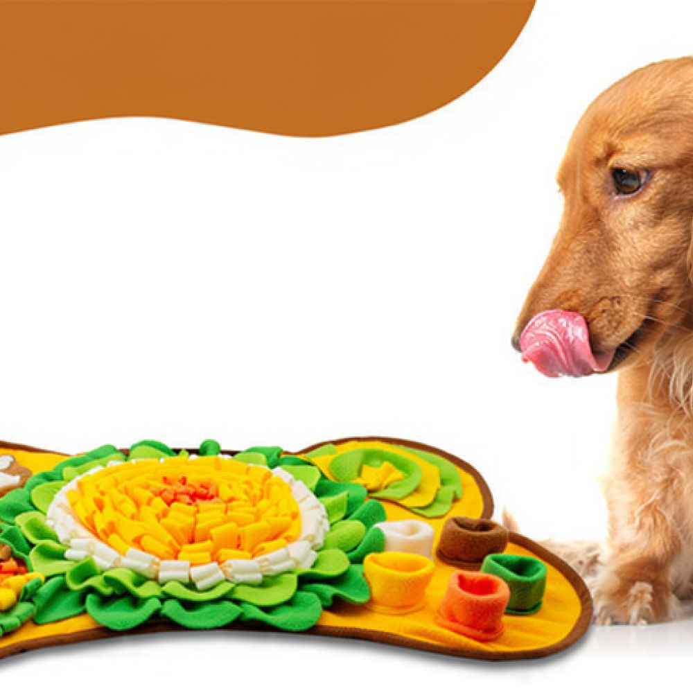 Alfombra olfativa para perros  - Dog Puzzle Feeder Toy reseña y precio