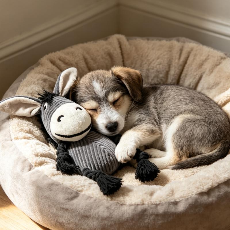 Juguete de peluche con forma d - Indestructible Dog Chew Toy reseña y precio