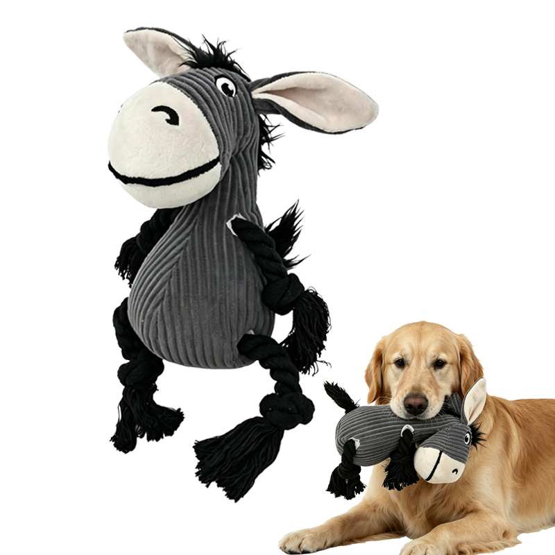 Juguete de peluche con forma d - Indestructible Dog Chew Toy reseña y precio