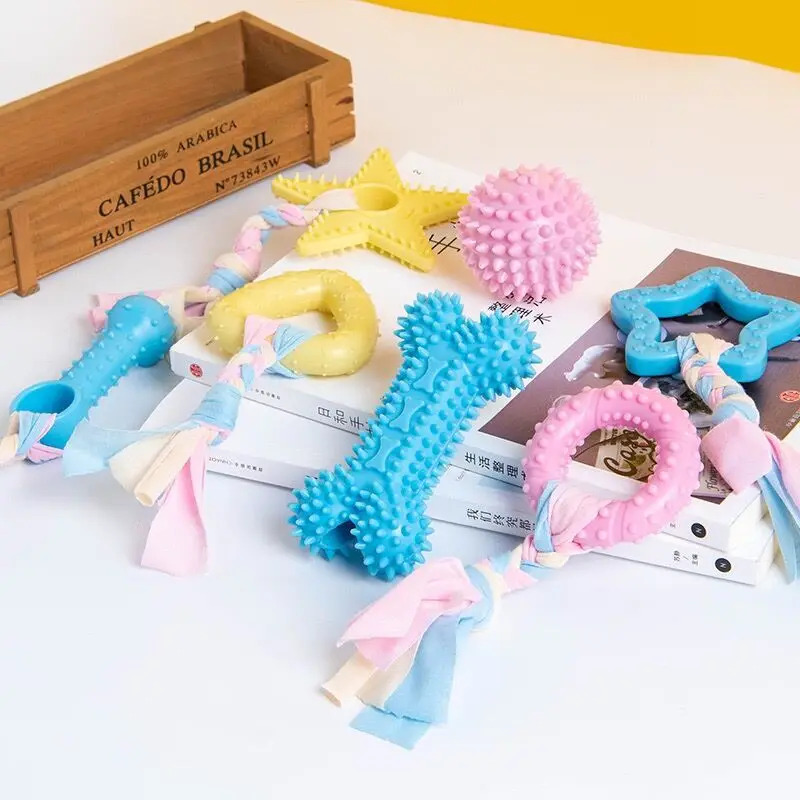 Juguete Masticable de Goma Res - Teeth Cleaning Dog Chew Bone reseña y precio
