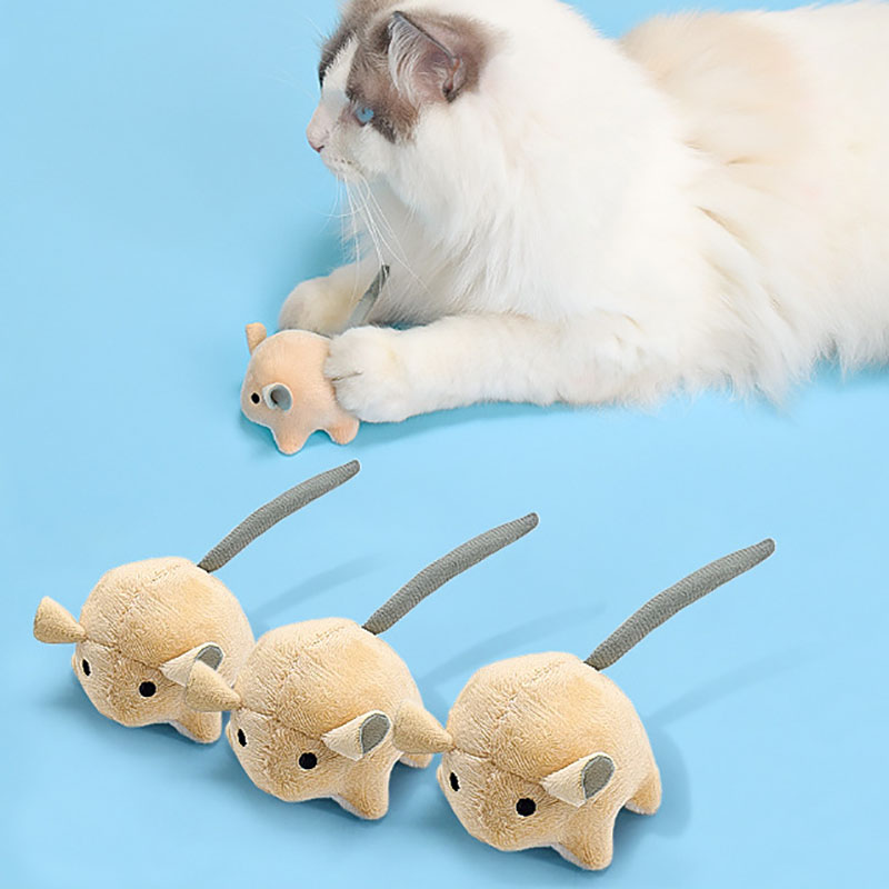 Juguetes de Felpa con Catnip p - Catnip Interactive Plush Mouse reseña y precio