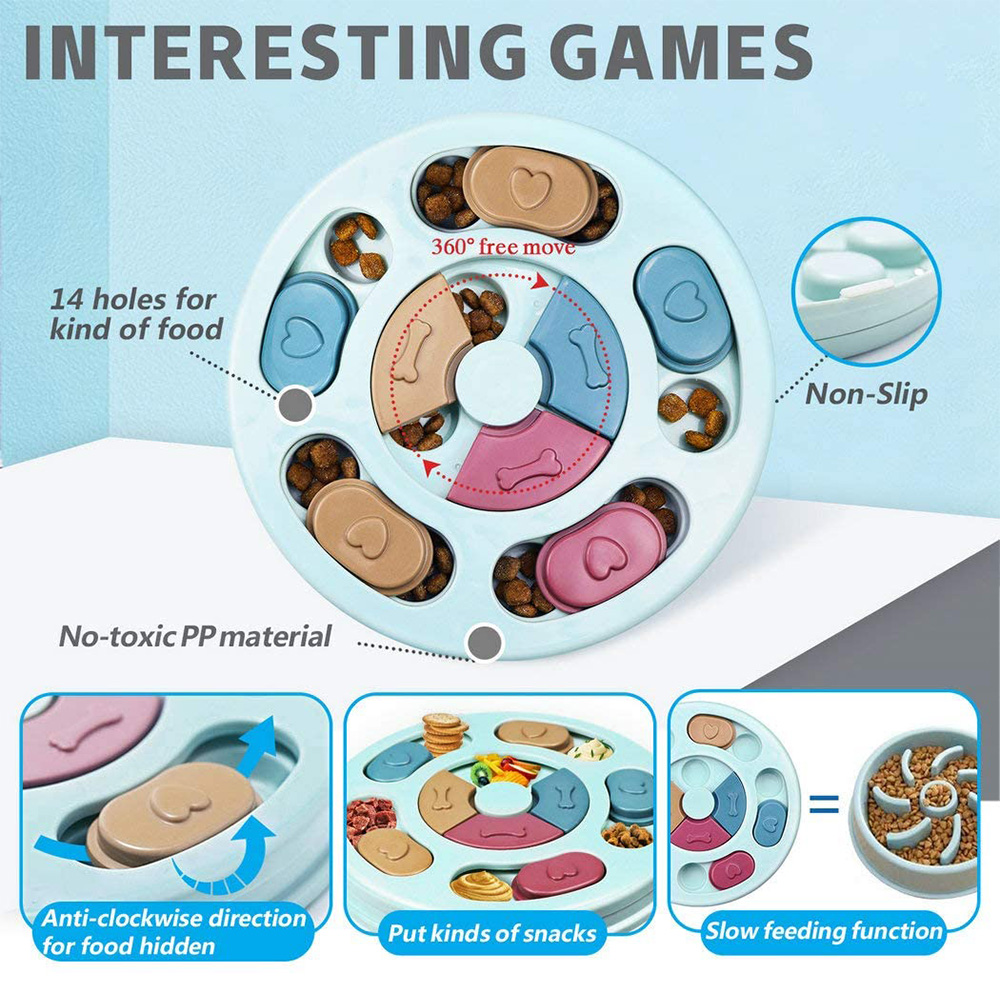 Puzle de juguete para perros,  - Dog Puzzle Feeder Toy reseña y precio