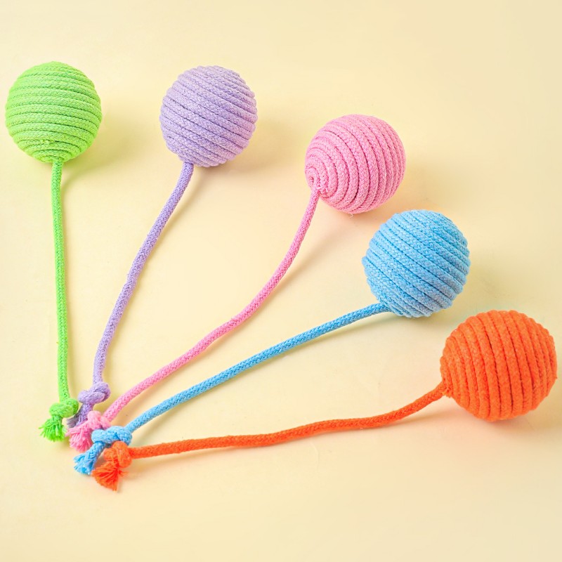 Juguete para gatos, pelota de  - Interactive Squeaky Plush Dog Toy reseña y precio