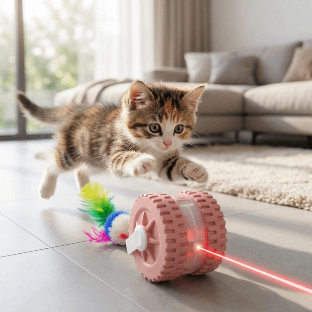 Juguete Interactivo para Gatos - Automatic Moving Dog Ball reseña y precio