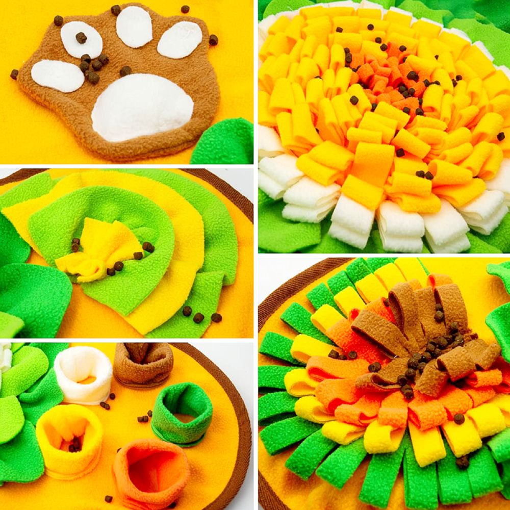 Alfombra olfativa con forma de - Dog Puzzle Feeder Toy reseña y precio