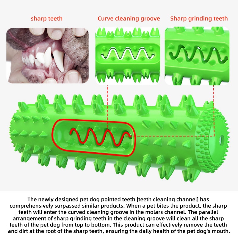 Barrita masticable dental 3 en - Interactive Squeaky Plush Dog Toy reseña y precio